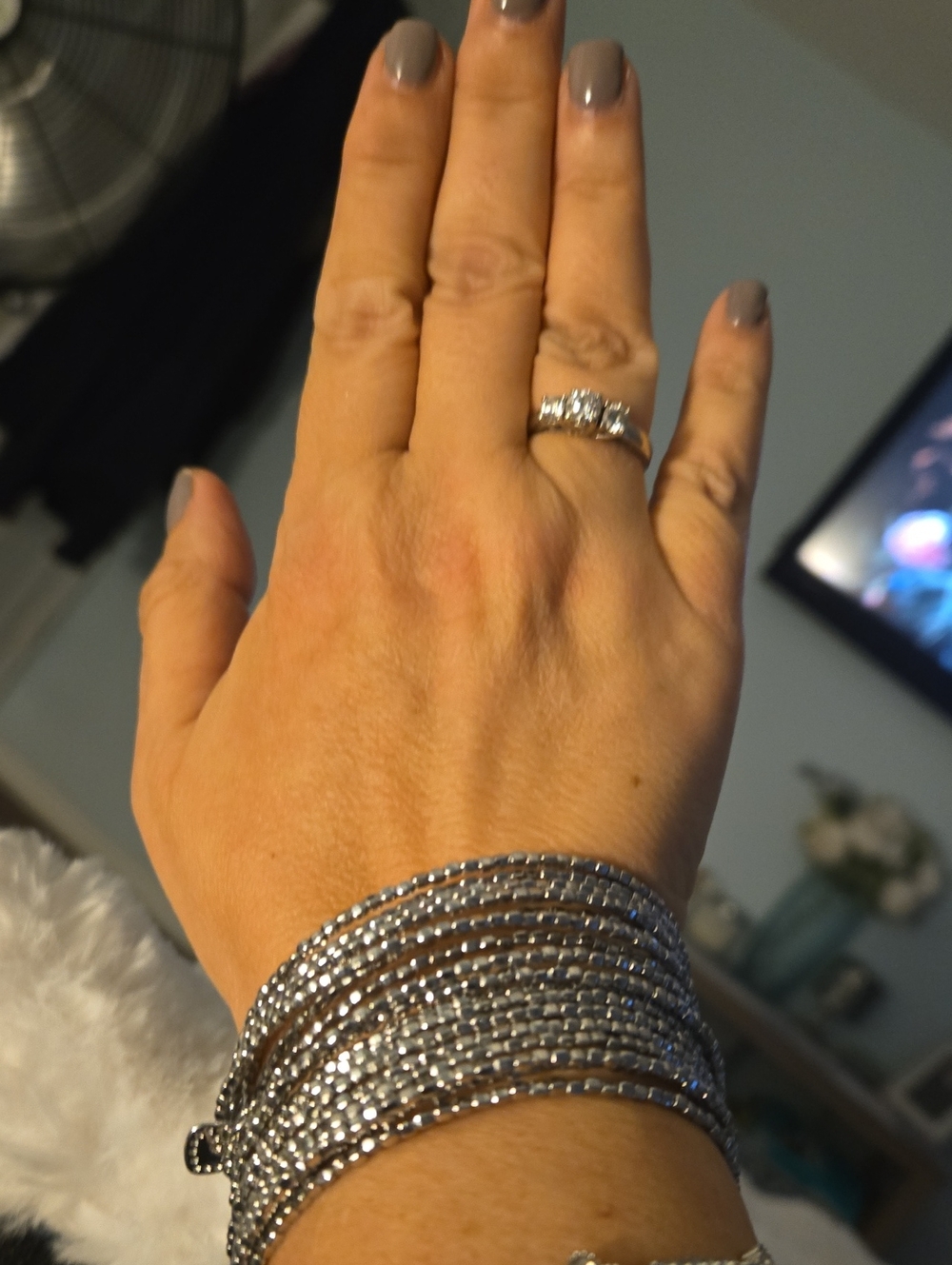 Stella & Dot Bardot Coil Wrap Bracelet - Silver - Picture 5 of 8
